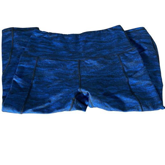 Ododos Women's Workout/Yoga Pants//Leggings Size XL Blue/Black - Picture 2 of 4